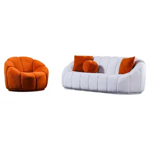 Canapé style moderne avec touche de velours Canapé tufté classique Meuble canapé 3 places tufté à l'arrière pour le salon