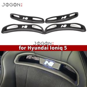 Recubrimiento Decorativo para Reposacabezas de Asiento para <span class=keywords><strong>Hyundai</strong></span> Ioniq 5 <span class=keywords><strong>N</strong></span> <span class=keywords><strong>I30</strong></span> <span class=keywords><strong>N</strong></span> 2023 <span class=keywords><strong>2024</strong></span> 2025, Fibra de Carbono Real, Accesorios Interiores - Product Image 3
