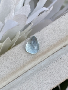 พลอยคาร่า2.09ธรรมชาติที่สวยงามอัญมณีทรงลูกแพร์พลอยคาราความารีนแบบหลวมสำหรับทำเครื่องประดับ - Product Image 2