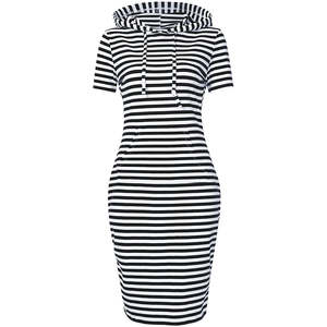 Personalizado de manga corta Casual hasta la rodilla señoras vestidos de carrera precio barato algodón suelto Oficina mujeres vestidos de carrera - Product Image 1