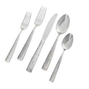 Moderno juego de cubiertos de acero inoxidable con asas curvas ergonómicas con acabado de borde pulido y calidad duradera - Product Image 1