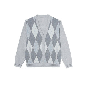 Añade calidez y comodidad a tu look con el suéter cárdigan con patrón de doble botonadura, un complemento esencial para el uso diario en todas las estaciones. - Product Image 6