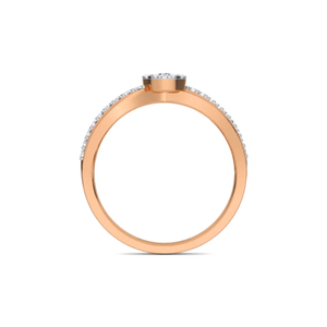 Superbe bague Infinity en diamant cultivé en laboratoire conçue avec des détails somptueux et un style symbolique idéal pour les occasions romantiques et formelles - Product Image 2