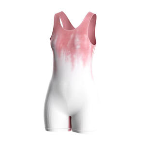 Custom Wholesale Women Sublimation Sports Bodysuit Jumpsuit Cross Back Adjustable Hollow Out <b>One</b> Piece Yoga Dance Fitness Suit - Product Image 1