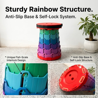 Chaises pliantes télescopiques robustes et portables, personnalisables, en promotion
