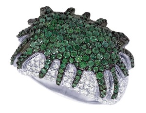 Stile Vintage diamante anello di fidanzamento disegno intricato con pietre laterali per proposte romantiche e regali di anniversario