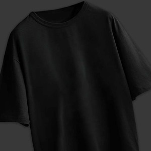 T-shirt Homme Manches Courtes Haute Qualité Coton Jersey Respirant Écologique Séchage Rapide Motif Carreaux 300g Grande Taille - Product Image 5