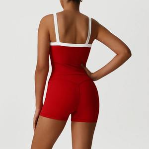 Conjunto deportivo para mujer 2025, almohadillas para el pecho de alto soporte, sujetador de secado rápido, mallas elásticas para levantar glúteos, transpirables, sólidas, para Fitness - Product Image 4