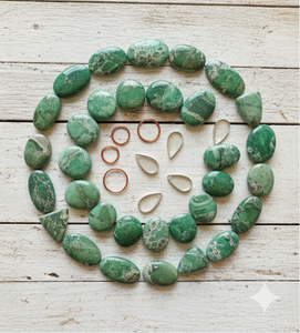 Gema de Variscita Natural Hecha a Mano, Gema Suelta de Alta Calidad en Corte Ovalado, Cabujón de Tamaño Libre, Perfecto para Cristales Curativos y Artesanía - Product Image 4