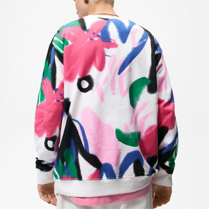 Sudadera con capucha OEM Premium para hombre personalizable 100% algodón diseño de arte callejero de gran tamaño 6XL cremallera Puff técnicas efecto de calentamiento largo - Product Image 2