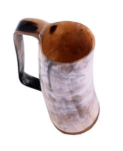 Taza con cuerno único para beber cerveza, decoración interior, diseño de Material antiguo - Product Image 4