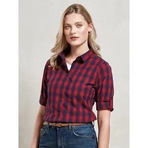 Camisa a Cuadros Mulligan Personalizada para Mujer para Merchandising Promocional - Product Image 1