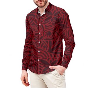 Chemise à sublimation de style unique Chemises pour hommes légères de haute qualité Chemise à manches longues à sublimation 100% coton - Product Image 1