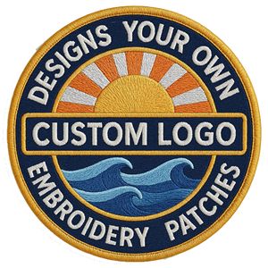 MOQ bajo bordado personalizado etiqueta tejida parches personalizados - Product Image 5