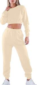 ชุดวอร์มสองชิ้นมีฮู้ดชุดวอร์มแฟชั่นแนวสตรีทสำหรับผู้หญิงได้รับความนิยม2025 - Product Image 3