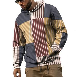 Sweat à capuche pour homme, style streetwear, imprimé en 3D, imperméable, manches longues, surdimensionné, décontracté, méthode de tissage tricotée, mode 2026 - Product Image 5