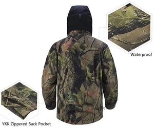 เสื้อแจ็คเก็ตซอฟต์เชลล์มีฮู้ดสำหรับผู้ชาย ดีไซน์ทันสมัย สไตล์คนเมือง กันลม กันน้ำ เหมาะสำหรับการเดินทางในเมือง แฟชั่นเสื้อโค้ทซอฟต์เชลล์ - Product Image 5