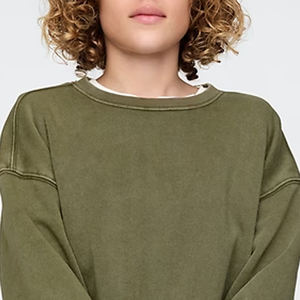 Sudadera de Invierno para Niños con Corte Holgado y Bolsillo Canguro, Mangas Largas, Logotipo Personalizado y Hombros Caídos con Cuello Redondo 2026 - Product Image 2