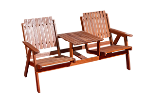 ที่นั่งในสวนที่ทันสมัยกันน้ำเฟอร์นิเจอร์กลางแจ้งม้านั่งไม้สั่งทำได้ - Product Image 3