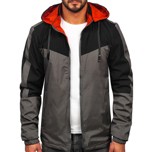 Custom Mens Waterproof Windbreaker <b>Jacket</b> Hooded Softshell Zipper-Up Outdoor Sports <b>Jacket</b> for man - Product Image 6