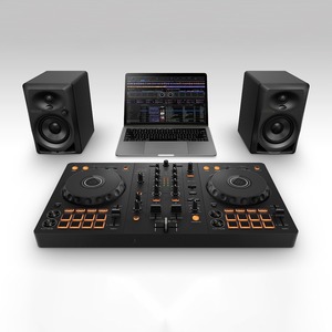 Intégration du streaming Mixage intelligent DJ DDJ FLX4 2-deck Rekordsbox et Ser @ to DJ Controller-Table de mixage numérique en graphite - Product Image 1