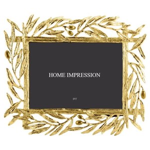 Elegant <b>Black</b> Vintage Iron <b>Photo</b> <b>Frame</b> Unique Design <b>Metal</b> Border Displaying Family Treasures - Product Image 5