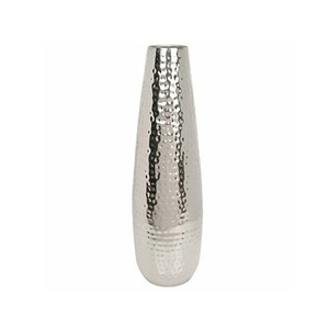 Recién llegado, maceta de Color plateado, jarrón de flores martillado de Metal de excelente calidad, uso para eventos decorativos a granel 2025 - Product Image 5