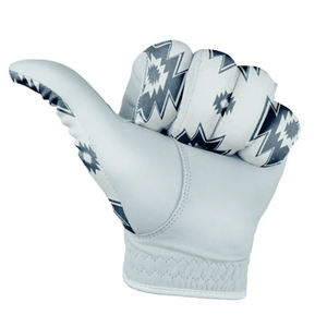 Venta al por mayor de guantes de golf transpirables para zurdos para hombres logotipo personalizado a todo color cuero Cabretta OEM suave de piel de oveja guante de golf - Product Image 4