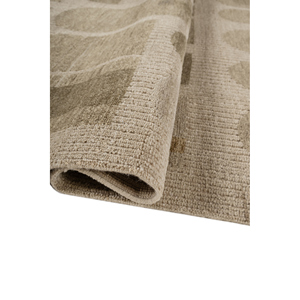 Alfombra de Lana Anudada a Mano Aprezo Verde, Rectangular Grande con Patrón Abstracto, para Sala de Estar o Pasillo - Modelo Lca-1547 - Product Image 2