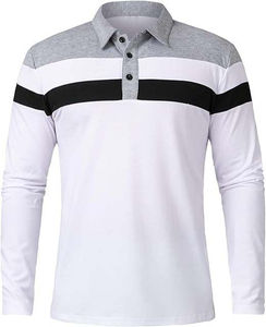 Camisetas de Manga Larga de 220g, Estampadas, Precio Económico, Transpirables, Camisetas Polo de Algodón Casuales y Deportivas para Hombre, Tallas Grandes, Alta Calidad - Product Image 4