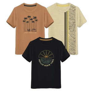 เสื้อยืดคอตตอนถักคุณภาพสูงสำหรับผู้ชายรุ่นใหม่ปี 2025 ระบายอากาศได้ดี เป็นมิตรกับสิ่งแวดล้อม แห้งเร็ว มีโลโก้ด้านหน้า รับผลิตแบบ OEM ไซส์ใหญ่พิเศษ - Product Image 1