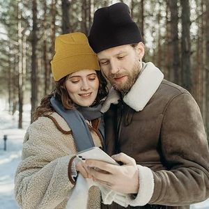 2025 New Design <b>Wool</b>/Cotton Breathable Waterproof Jacquard High Quality Hand Knitted Customizable Unisex Adult <b>Beanie</b> <b>Hats</b> OEM - Product Image 4