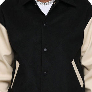 เสื้อแจ็คเก็ตวาร์ซิตี้ผู้ชาย ผ้าขนสัตว์คุณภาพสูง ทันสมัย ระบายอากาศได้ดี ป้องกันแบคทีเรีย ทนทาน พร้อมโลโก้ด้านหน้า เหมาะสำหรับฤดูหนาว - Product Image 3