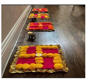 Vente en gros de bougies chauffe-plat indiennes multicolores faites à la main en plastique écologique Décor Diyas Bougeoirs de table Centres de table Mariages - Product Image 5