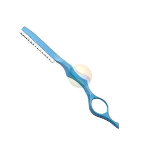 Rasoir droit en acier inoxydable avec logo personnalisé de qualité supérieure, rasoir professionnel pour barbier, rasoir à effiler avec manche en bois - Product Image 4