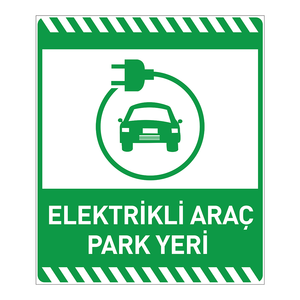 Electric Vehicle Outdoor Parking Sign Reflective Aluminium Traffic <b>Safety</b> Sign Board Flexible Traffic Signs for <b>Roadway</b> Usage - Product Image 1