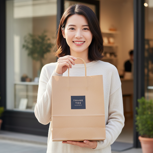 Sacs en papier d'art de luxe Fournisseur vietnamien Écologique Biodégradable Personnalisé pour l'emballage et la décoration de vente au détail haut de gamme - Product Image 3