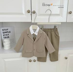 Haute qualité tendance 3 pièces Style coréen hiver costume ensemble pour bébé garçons manches longues 1-7 ans nouveauté enfants vêtements ensembles - Product Image 3