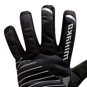 Logo personnalisable Gants de sports d'extérieur en PU anti-dérapant chaud automne/hiver polaire respirant usine OEM cyclisme motard écran tactile - Product Image 4