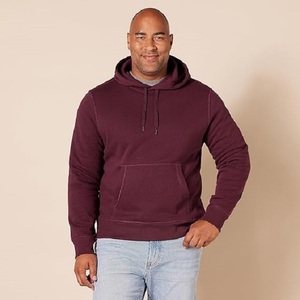 Sweat-shirt à capuche à col rond personnalisable pour hommes, manches longues à séchage rapide, poches cangourou, imprimé, service OEM - Product Image 1