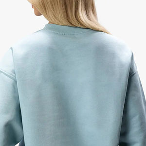 เสื้อสเวตเตอร์สำหรับผู้หญิงเสื้อซับเหงื่อสำหรับสตรีทซักด้วยกรดติดโลโก้ได้ตามต้องการ - Product Image 6