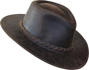 Sombrero de cuero Premium Estilo atemporal y comodidad durante todo el día Duradero, resistente a la intemperie y perfecto para la aventura al aire libre - Product Image 4