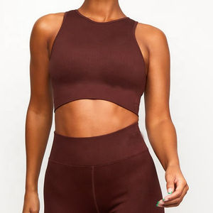 Soutien-gorge de sport de qualité supérieure à fort impact, dos croisé réglable, maintien total pour les grandes poitrines, sans rebondissement, ensemble de yoga, logo personnalisé OEM - Product Image 5