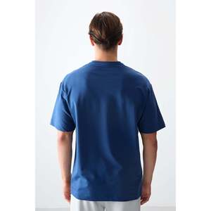 Camiseta Básica Oversize para Hombre - 88377, 100% Algodón, Jersey de Algodón Grueso y Suave con Textura - Product Image 2