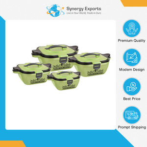 India-Origin Vendor Selling Microwavable Premium 4 Pcs Casserole <b>Cookware</b> <b>Set</b> with Pot Cover at Competitive Market Price - Product Image 2