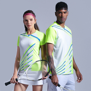 Ensemble d'uniformes de tennis légers unisexe vêtements de sport respirants à séchage rapide par sublimation personnalisée pour hommes et femmes - Product Image 4