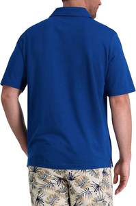 Men's Performance Short Sleeve for Polo Shirt Quick Dry 100% Polyester Solid 3D Pattern - Product Image 5