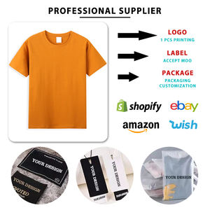 Camiseta de cuello redondo de algodón 100% para hombre con tarifa al por mayor, diseño de logotipo personalizado, ajuste holgado, último patrón sólido - Product Image 4