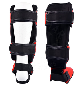 100% Professional MMA Shin Guard Muay Thai & Kickboxing <b>Protective</b> <b>Gear</b> for Training From Pakistan - Product Image 3