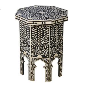 Diseño de incrustaciones de hueso Mesa anidada Decoración del hogar y del hotel Sala de estar Mesa auxiliar Muebles Incrustaciones de hueso Mesa anidada - Product Image 3